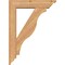 Ekena Millwork Funston Traditional Smooth Bracket w/ Offset Brace, Western Red Cedar, 5 1/2"W x 22"D x 30"H BKT0604X22X30FST01SWR - alternate 3